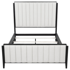 Brookmead 60-inch Upholstered Queen Bed Black