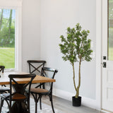 5.2FT Artificial Tree Tall Lush Evergreen Faux Plant