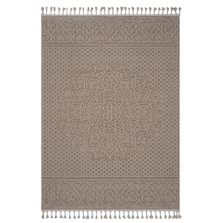 Naar guros collection medallion indoor/outdoor area rug