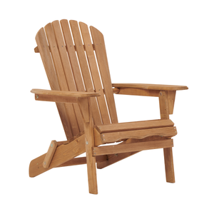 Outdoor Wooden Folding Adirondack Chair Set of 2