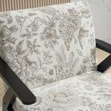 Mid-Century Modern Lounge Armchair - Seat Cushion (Beige + Grey)