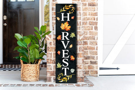 36in "Harvest" Fall Porch Sign - Front Door Decor for Autumn Celebrations - Tuesday Morning - Front Porch Decor