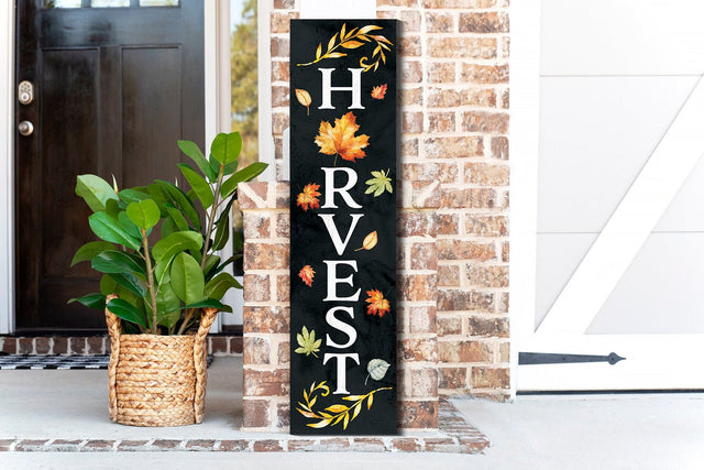 36in "Harvest" Fall Porch Sign - Front Door Decor for Autumn Celebrations - Tuesday Morning - Front Porch Decor