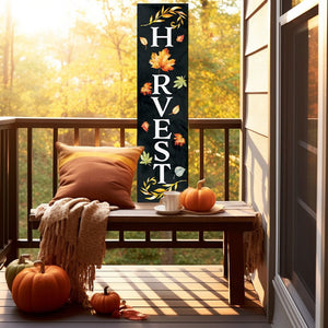 36in "Harvest" Fall Porch Sign - Front Door Decor for Autumn Celebrations - Tuesday Morning - Front Porch Decor