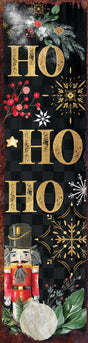 36in Ho Ho Ho Christmas Porch Sign - Front Porch Christmas Welcome Sign - Tuesday Morning - Wall Signs