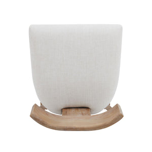 Upholstered Counter Height Bar Stools With Solid Rubber Wood Frame (Set of 2)