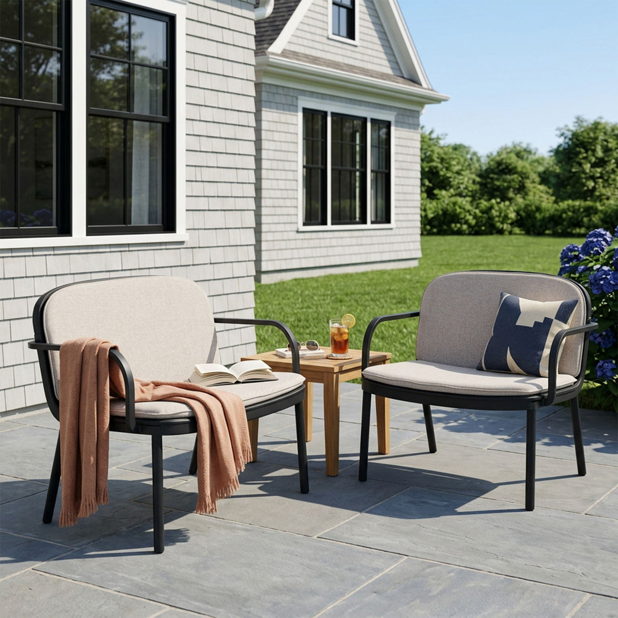 Luna Outdoor Club Chair (Set of 2)