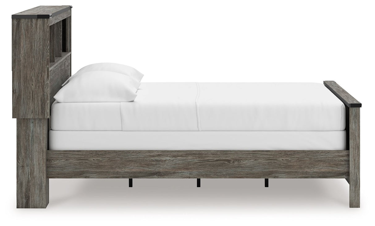 Frandern - Bookcase Panel Bed
