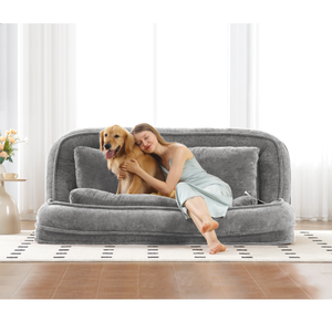 Double Human Dog Bed Loveseat - Extra Large Floor Couch