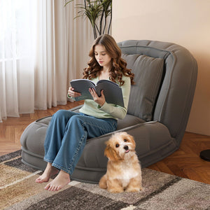 Upholstered Human Dog Bed for Adults and Pets