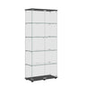 Display Cabinet With Shelf Double Doors And Lock