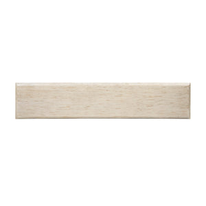Veda 63' Reclaimed Wood Stacked Geometric Waterfall Console Table, Whitewashed Natural Reclaimed Pine Wood