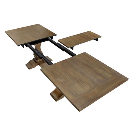 Extendable Wooden Dining Table, Seats 6