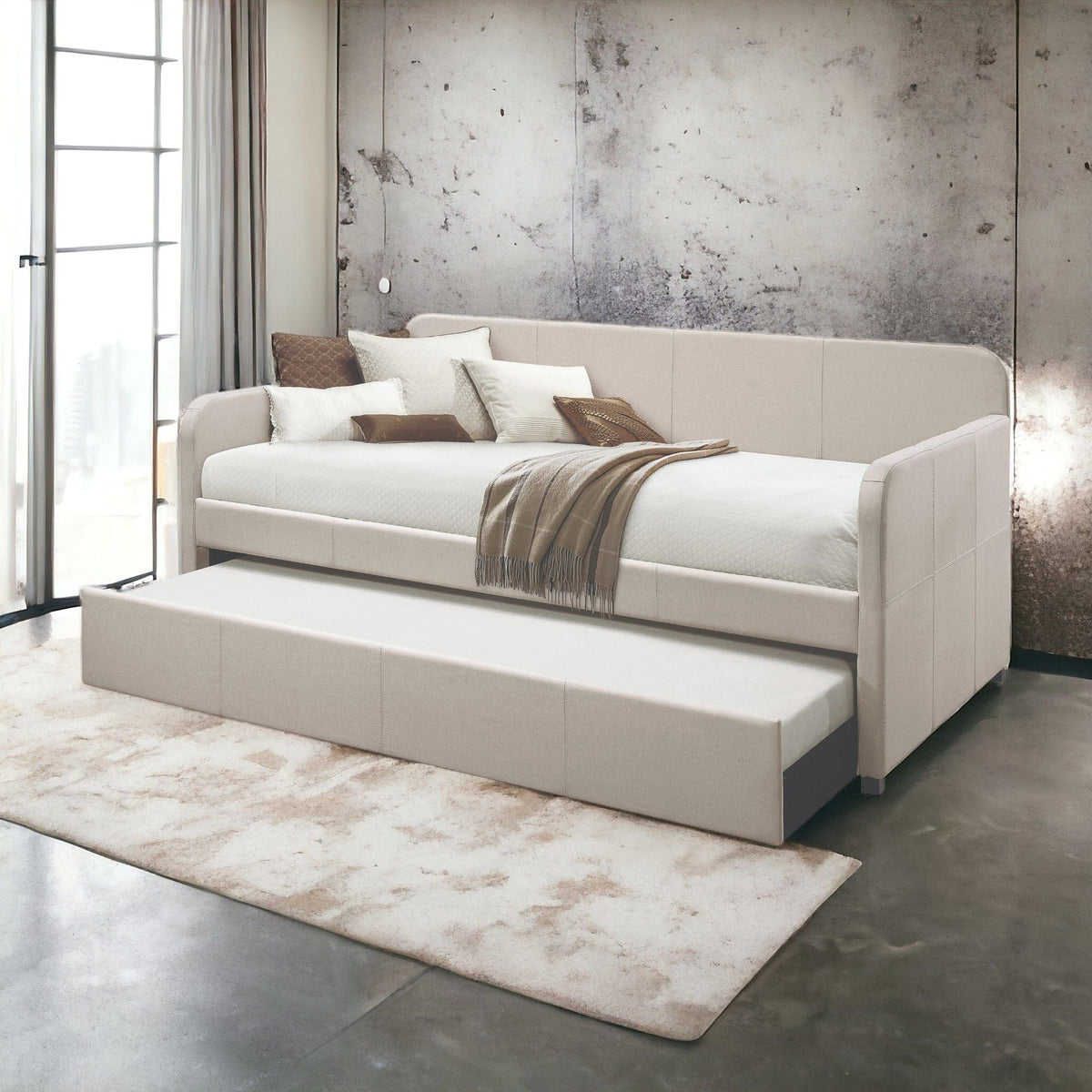 Jagger - Twin Daybed With Trundle - Fog