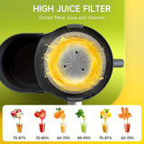 500W Juicer Machine for Fruits & Veggies – Wide Mouth, Stainless Steel, Easy Clean