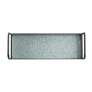Homestead Galvanized Shelf Display 3 Tier - Metallic Gray