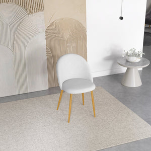 Marion - Dining Chair (Set of 2) - Gold / White