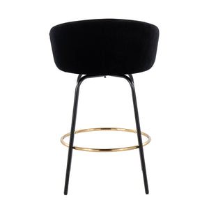 Claire - Contemporary / Glam Counter Stool (Set of 2)