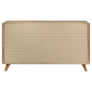 Bennett 6-drawer Bedroom Dresser Cabinet Light Oak