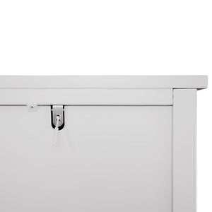 3 Drawer Cabinet, American Furniture, Suitable For Bedroom, Living Room - Light Gray