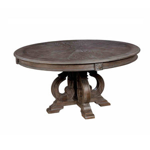 Elegant Dining Set Round Table And Side Chairs