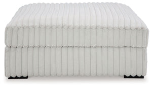 Stupendous - Oversized Accent Ottoman - Alloy