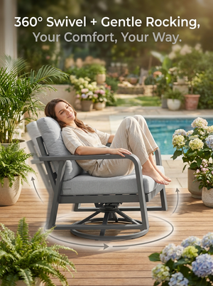 FR One Three-Seater Sofa + Two Swivel Chairs + One Coffee Table