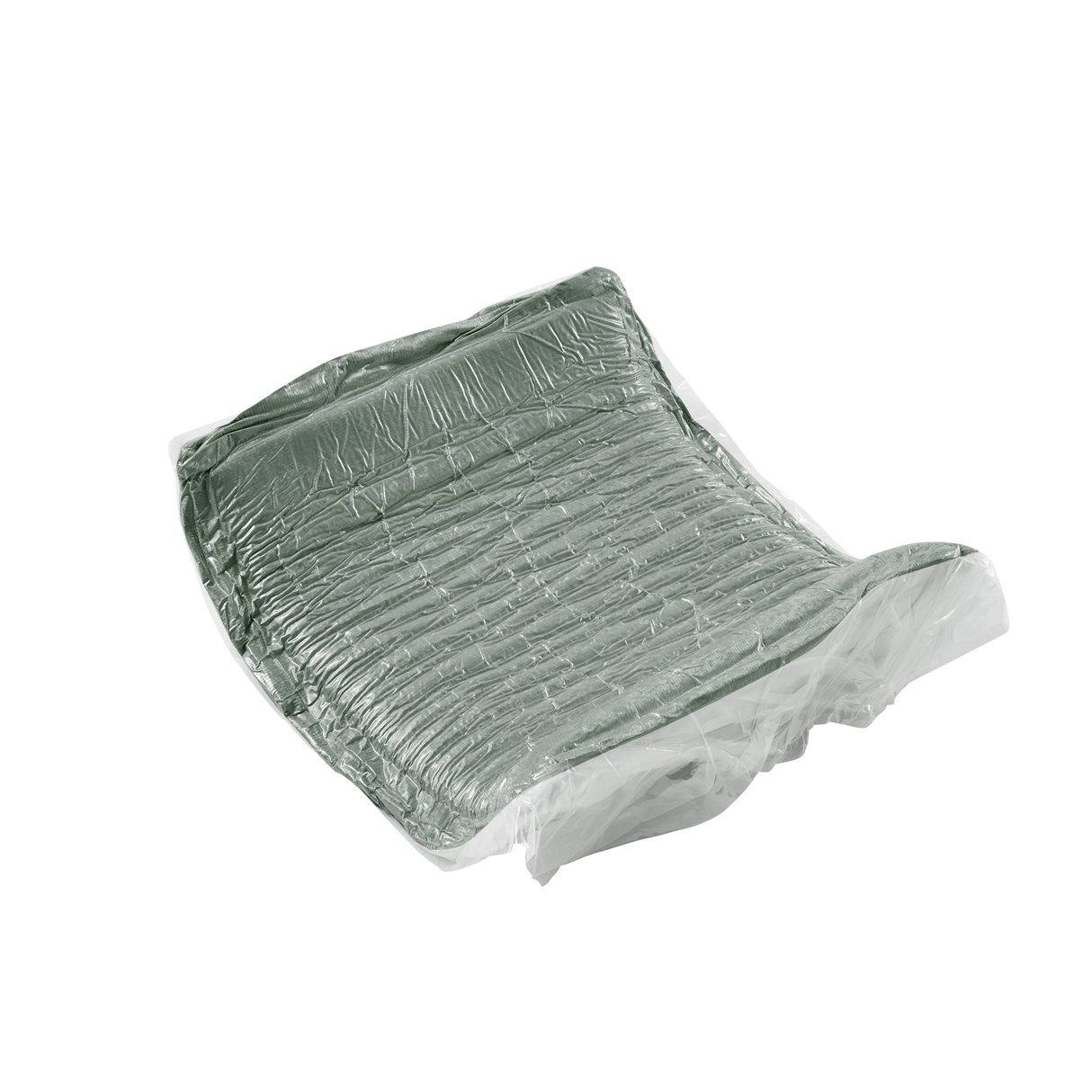 Armless Sofa Velvet-Green