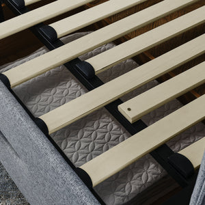 Daybed With Trundle And Storage Drawers, Flat Arms With Pocket