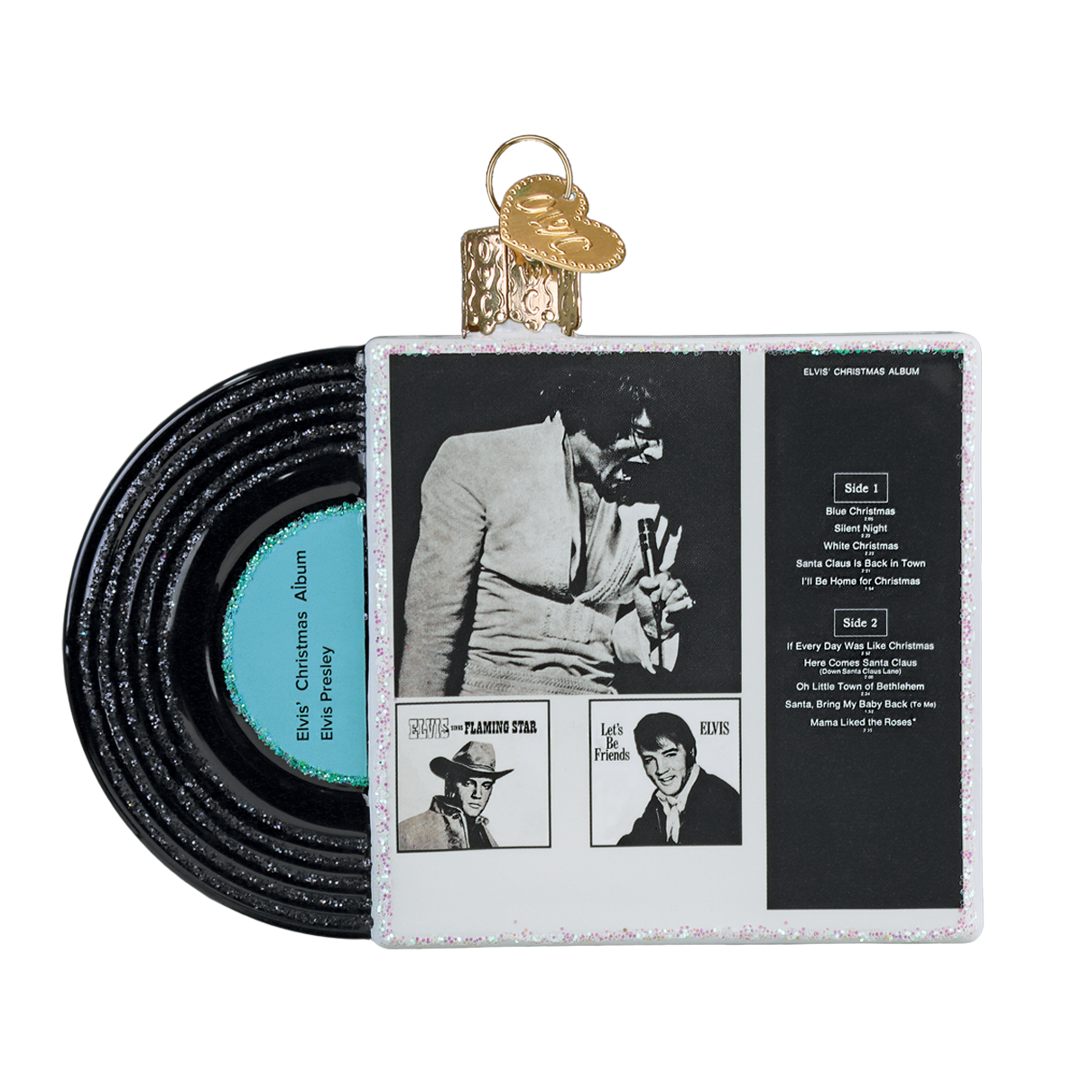 Elvis' Christmas Album Ornament