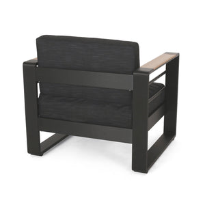 Giovanna - Club Chair Set With Aluminum Frame