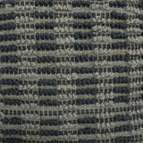 Walle Fabric Square Pouf Ottoman and Floor Cushion Teal Blue