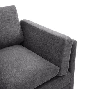 3 Seater Sofa With Dual Layer Seat Cushions