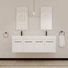 60 Inch Wall-Mounted Bathroom Vanity with Sink