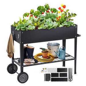 Raised Garden Bed - Elevated Metal Planter Box