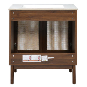Bathroom Vanity Cabinet With Doors, Soft Close Design