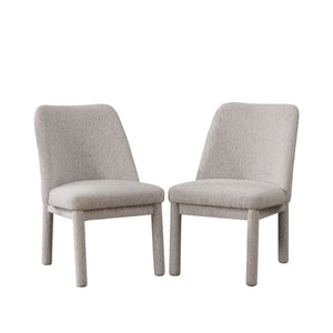 Wide Minimalist Dining Chair