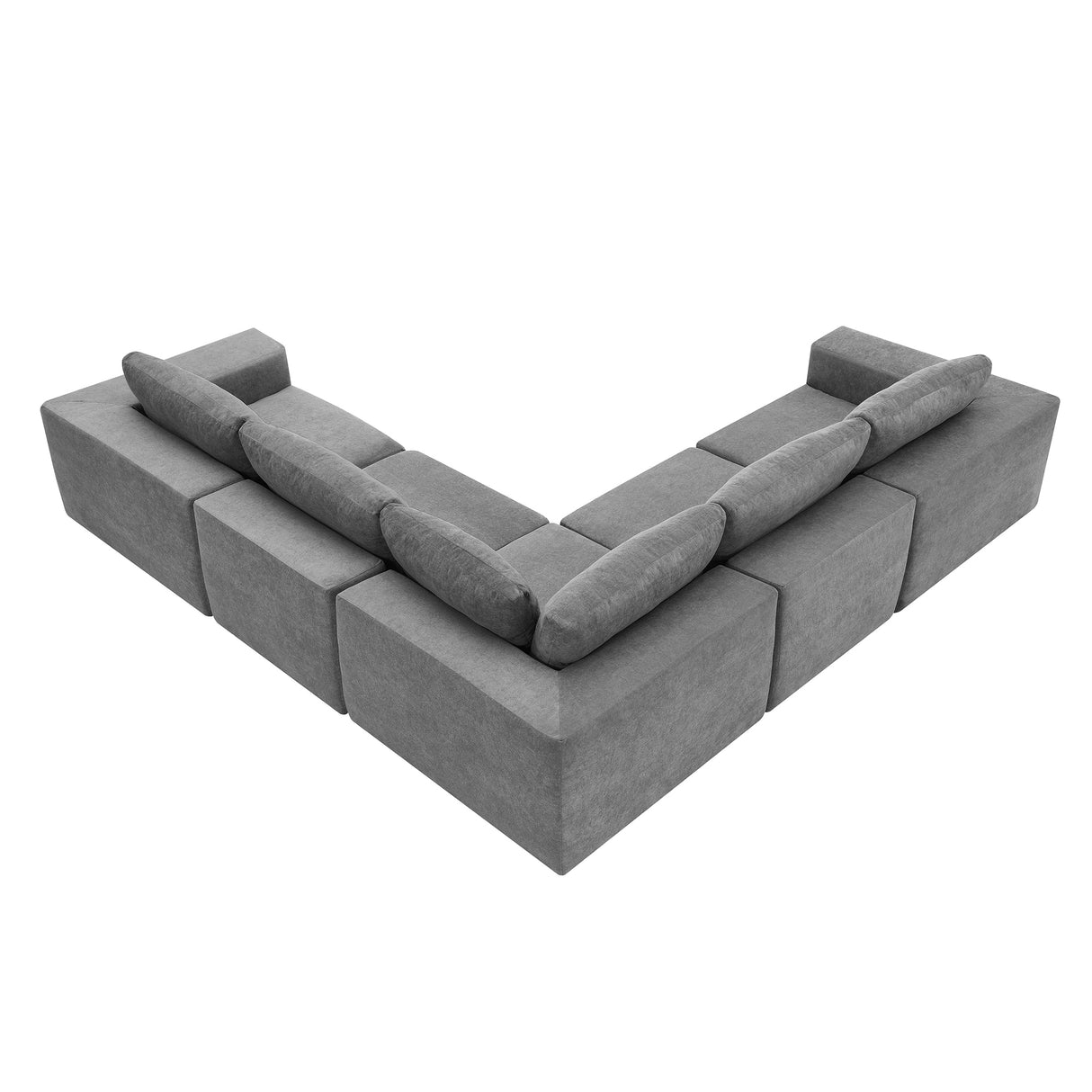 The Caitlyn Plush Modular Terrycloth Sectional