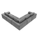 The Caitlyn Plush Modular Terrycloth Sectional