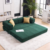 Folding Sofa Bed 78.5" Convertible Couch with 2 Pillows