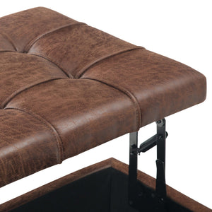 Harrison - Upholstered Coffee Table Storage Ottoman