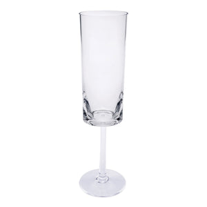 Oval Halo - Acrylic Champagne Flutes (Set of 4)
