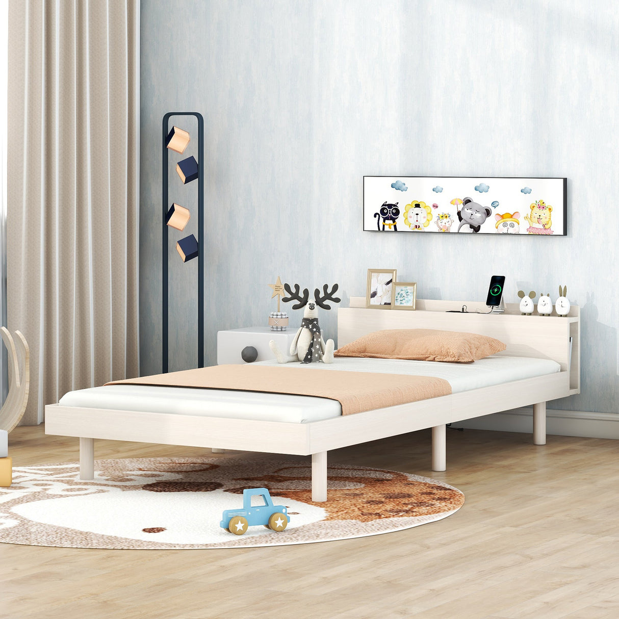 The Twin Bed with Roll-Out Trundle — Sleek Design Meets Space-Saving Functionality