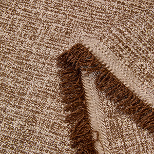 Natural Textured Linen Couch Cover, Breathable & Hypoallergenic Furniture Protector