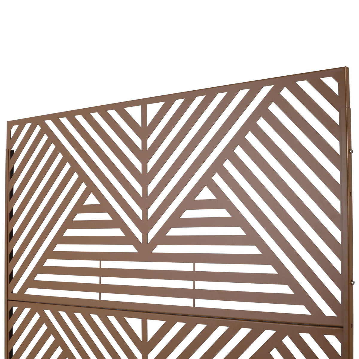 Freestanding Outdoor & Indoor Freestanding Metal Privacy Screen