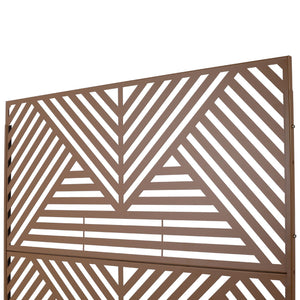 Freestanding Outdoor & Indoor Freestanding Metal Privacy Screen
