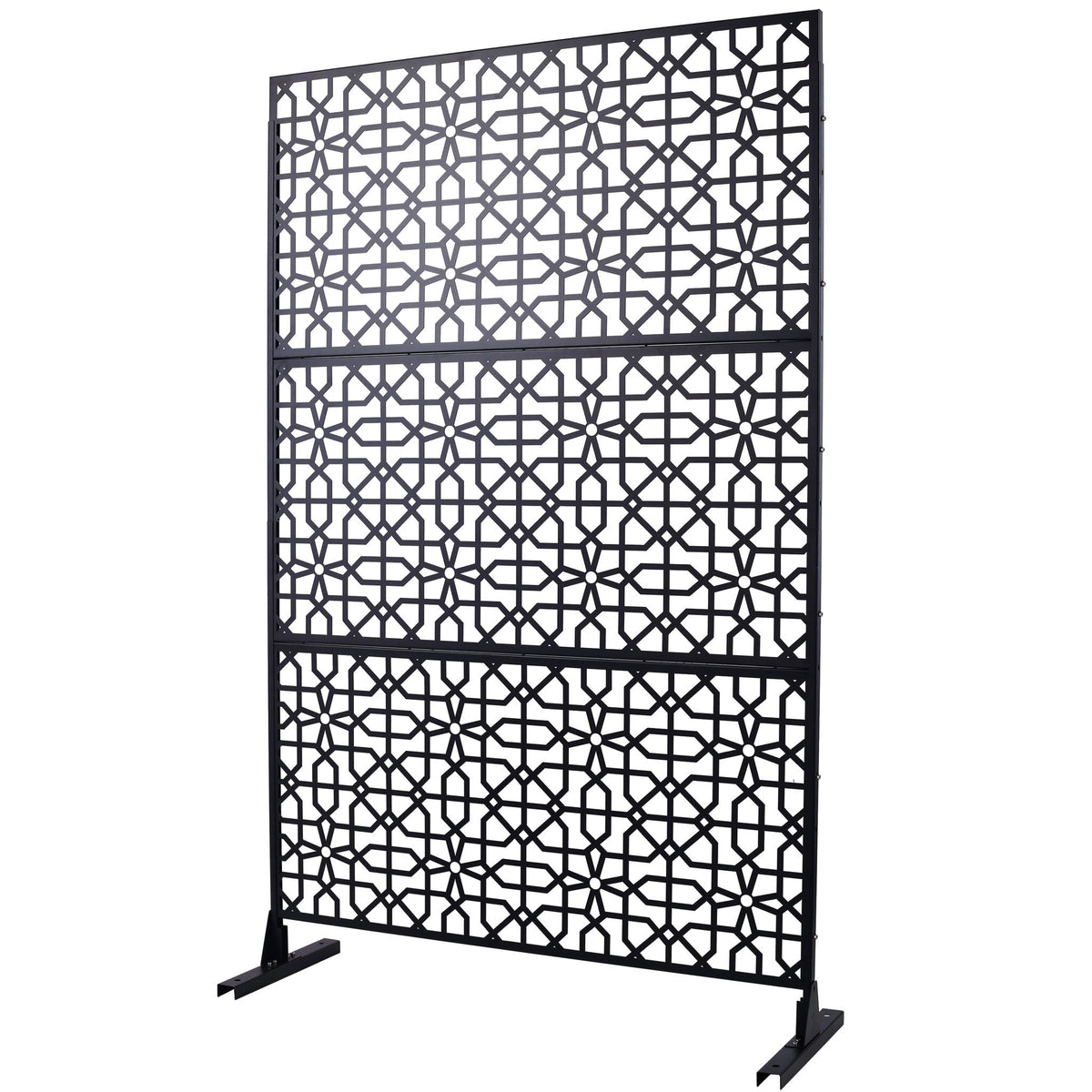 Outdoor & Indoor Metal Freestanding Decorative Privacy Screen