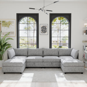Modular Sectional Sofa, Convertible Sofa Seat With Storage