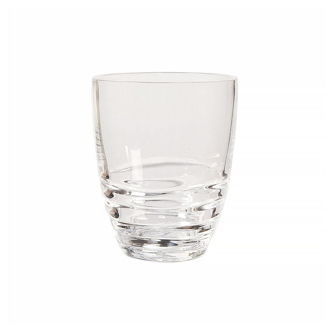 Swirl Acrylic Glasses Drinking Set of 4 (15oz)