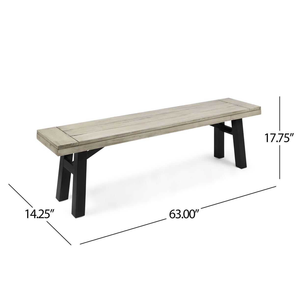 Bettina Gray Bench